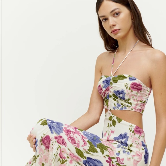 NWOT Reformation Rita Dress in Color Donna Size 4 - Picture 4 of 5